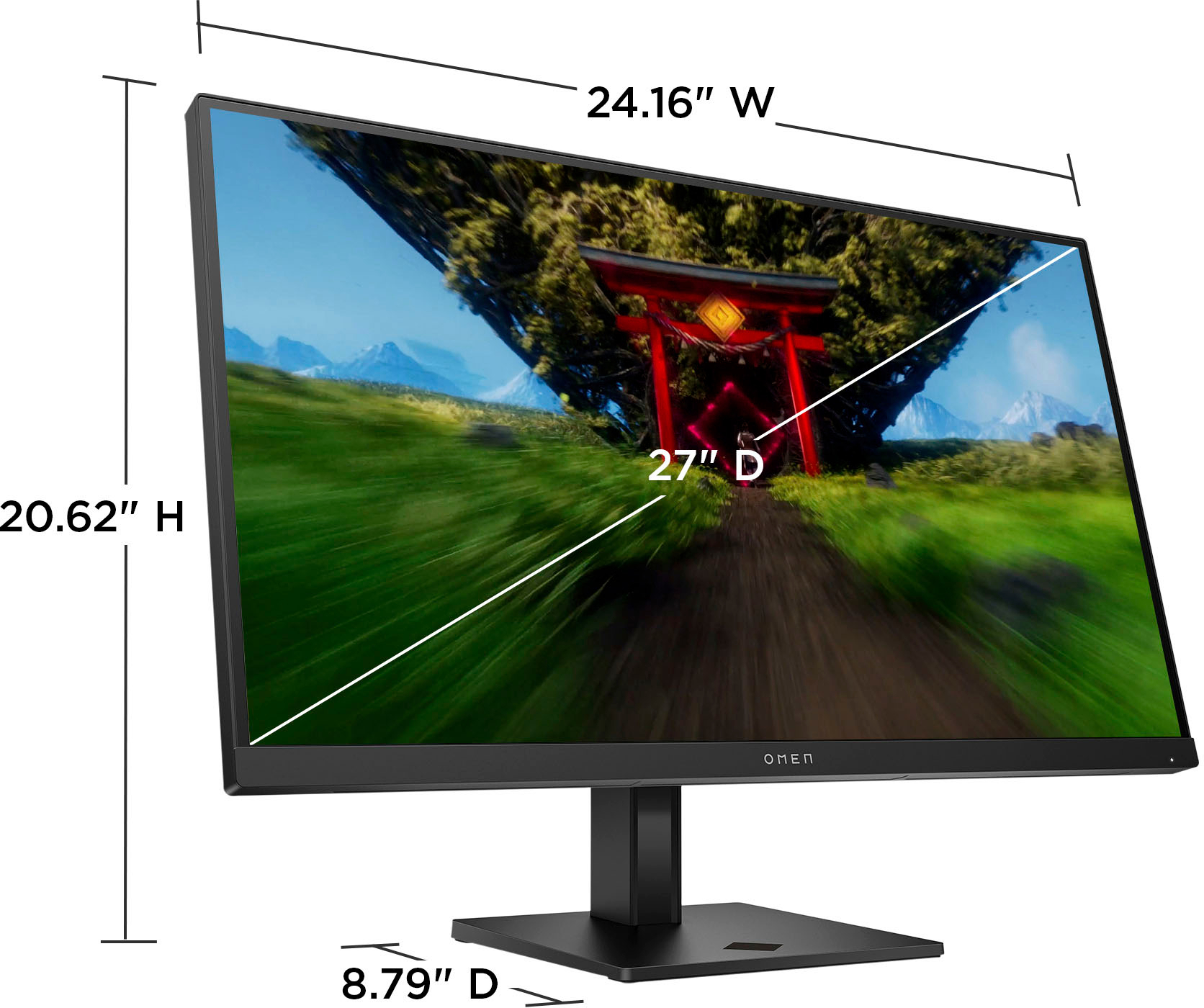 Monitor FHD para gaming OMEN de HP de 27 y 240 Hz - OMEN 27s