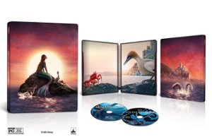 The Little Mermaid [Includes Digital Copy][SteelBook] [4k Ultra HD Blu-ray] [2023] - Front_Zoom