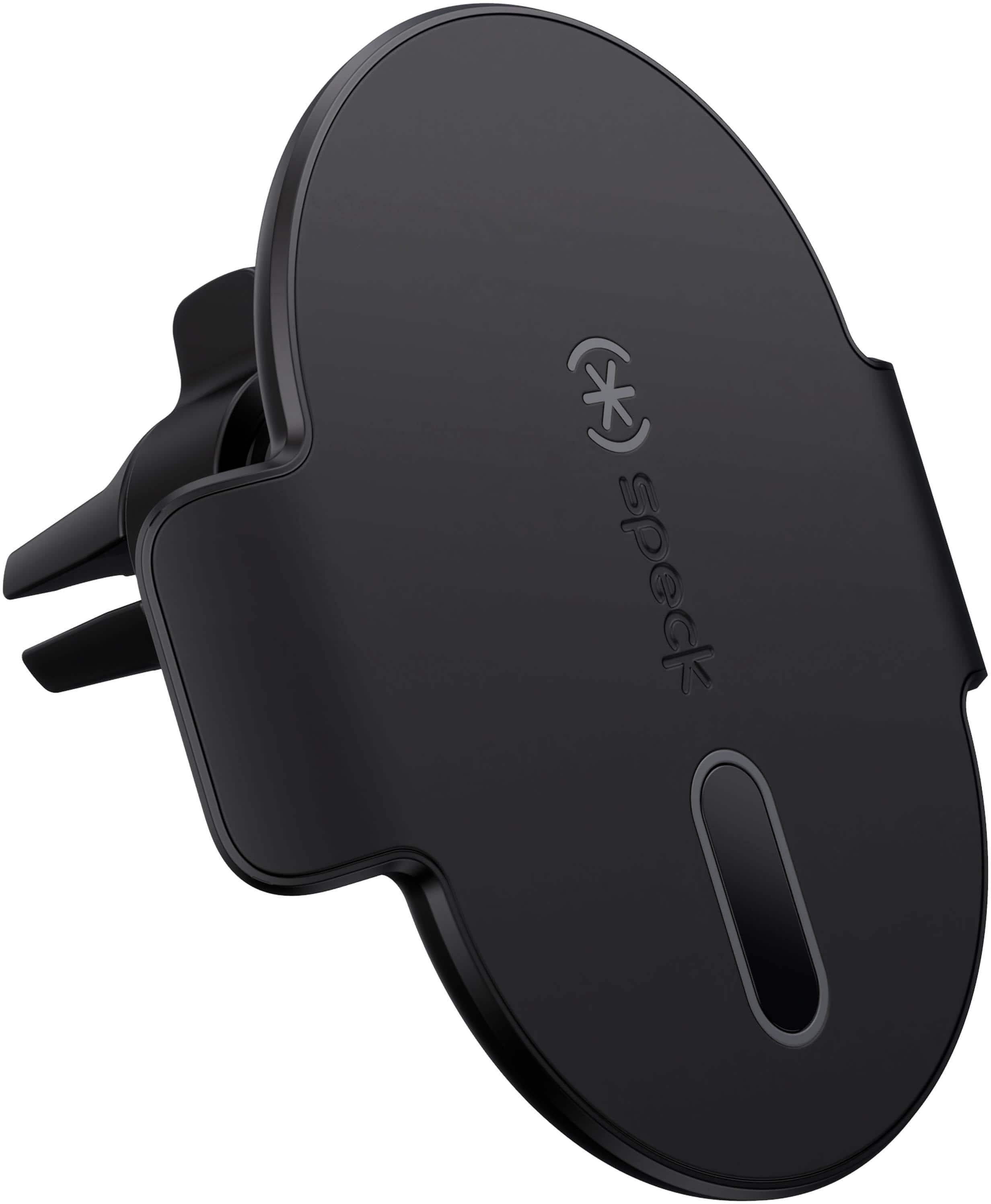 Angle. Speck - ClickLock Car Vent Mount for Apple iPhones with MagSafe - Black.
