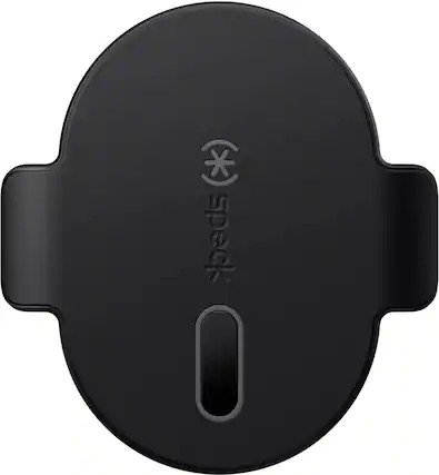 Front. Speck - ClickLock Car Vent Mount for Apple iPhones with MagSafe - Black.