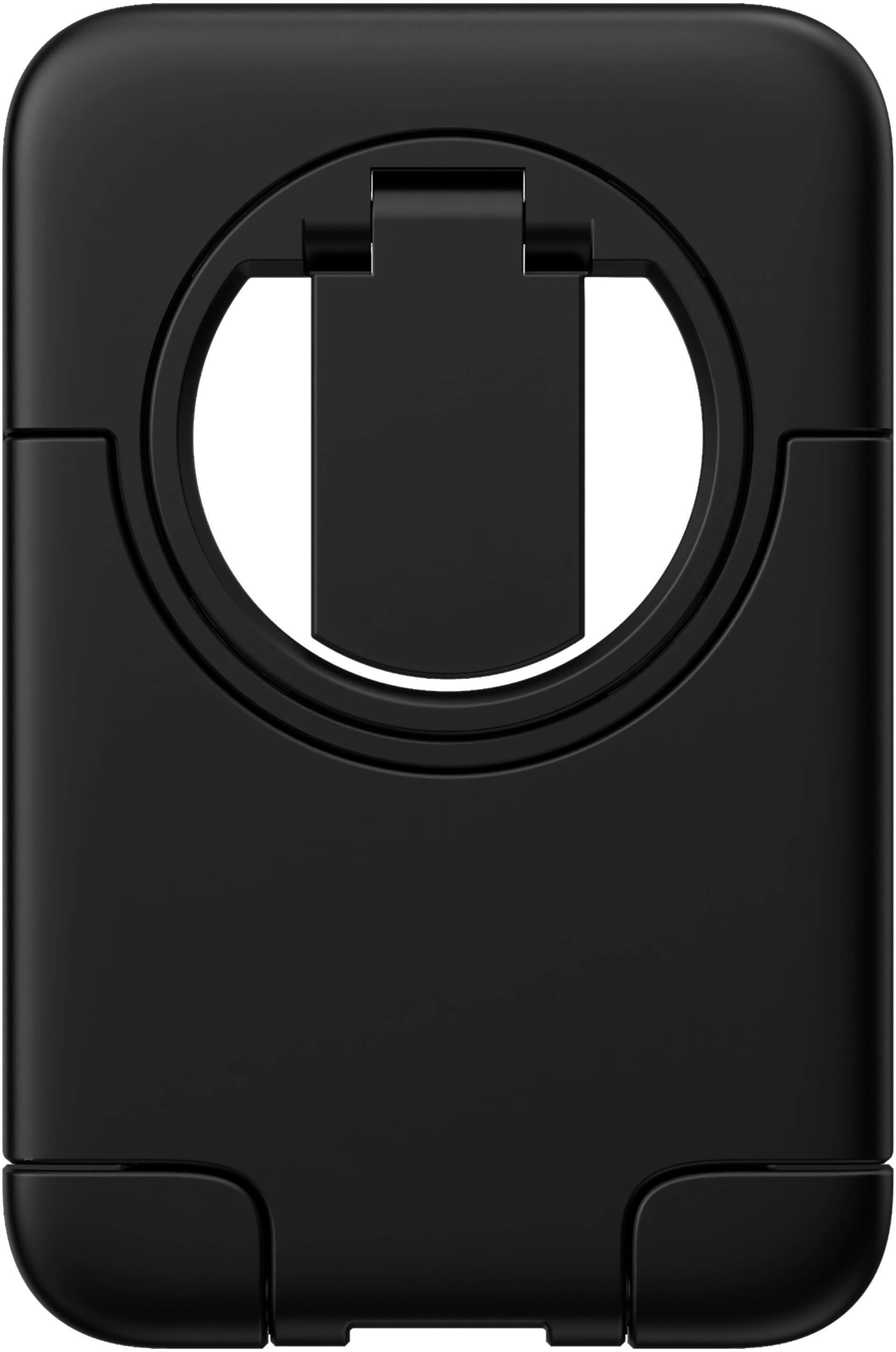 Front. Speck - ClickLock StandyGrip for Apple iPhones with Magsafe - Black.