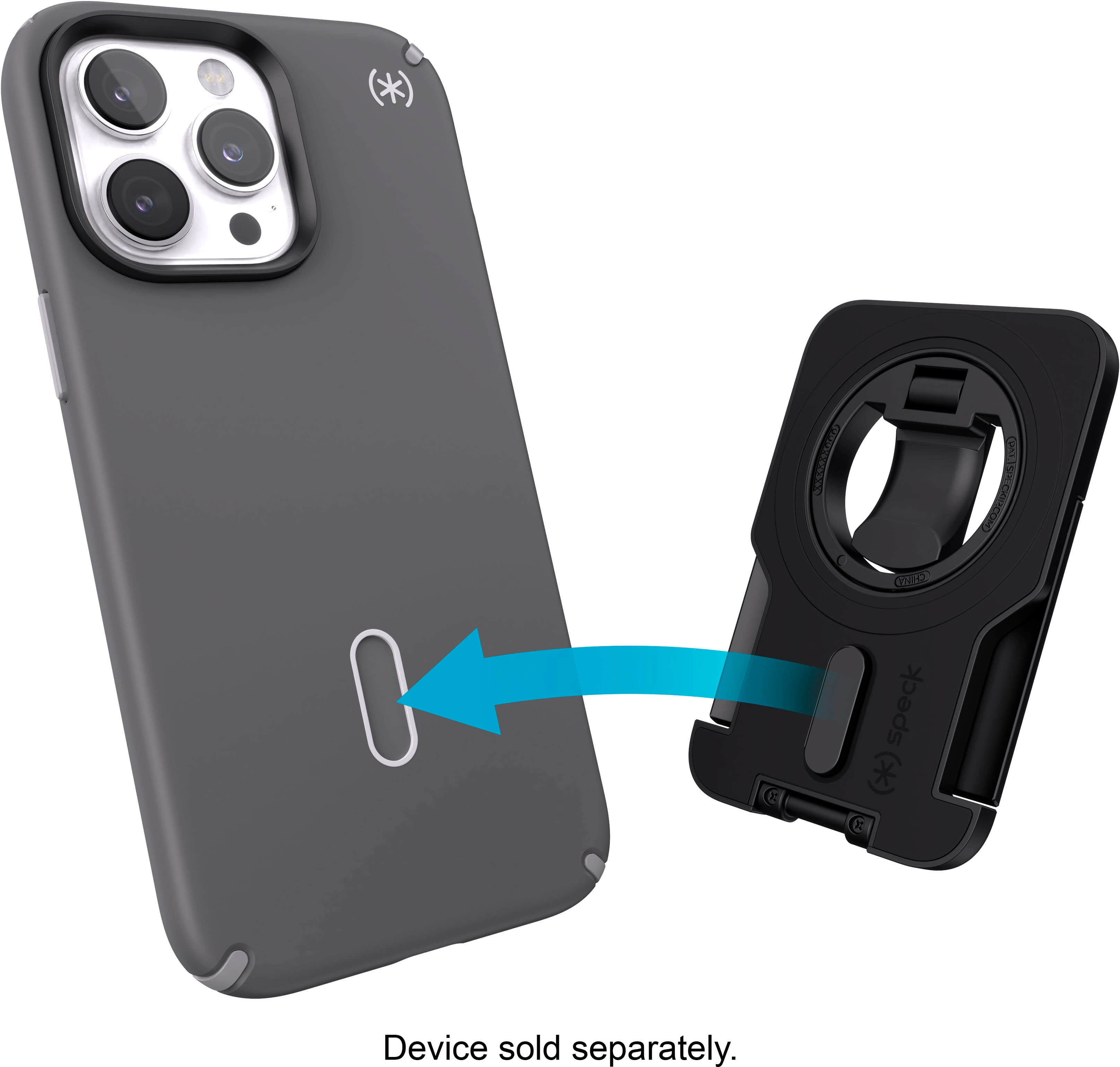 Alt View 12. Speck - ClickLock StandyGrip for Apple iPhones with Magsafe - Black.