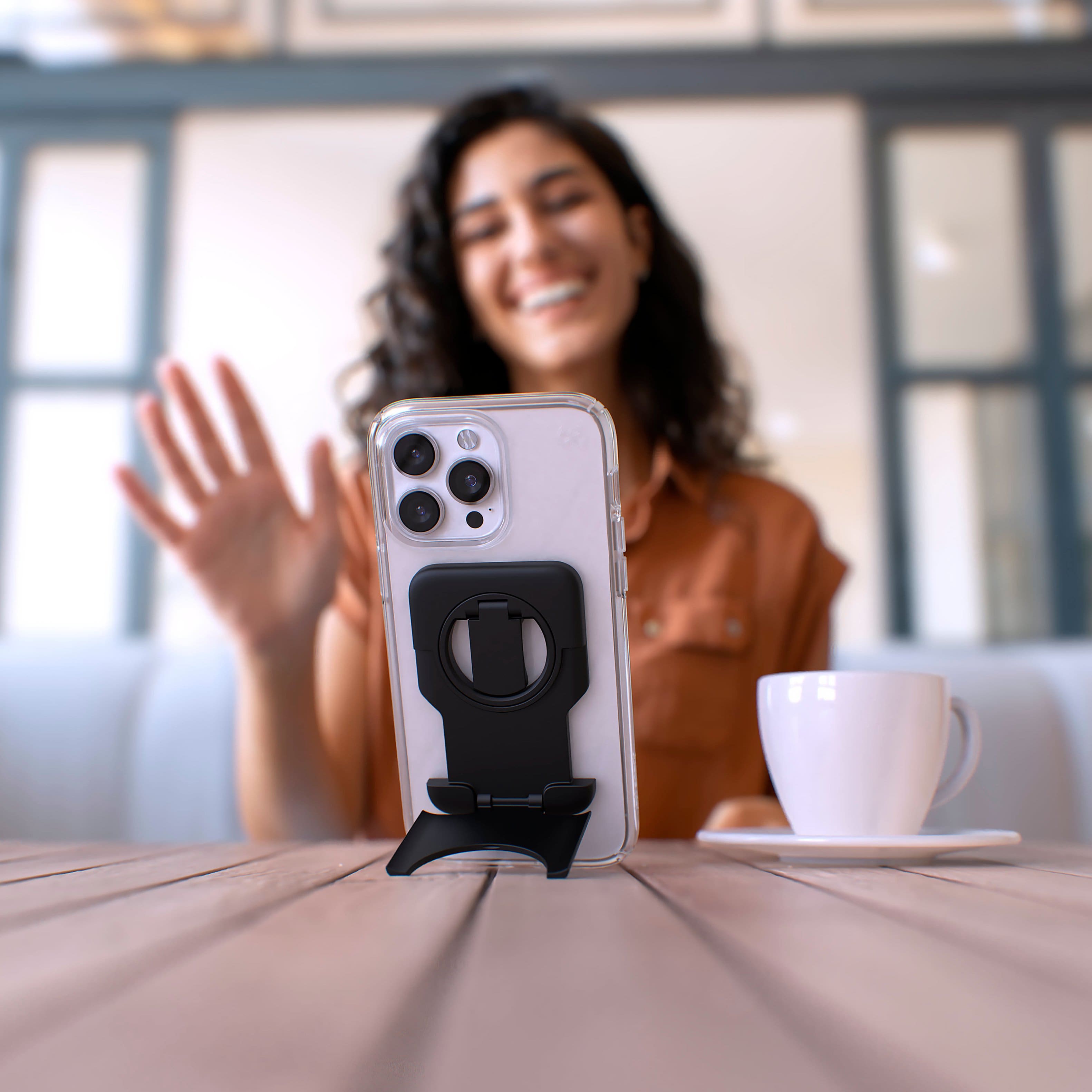 Alt View 15. Speck - ClickLock StandyGrip for Apple iPhones with Magsafe - Black.