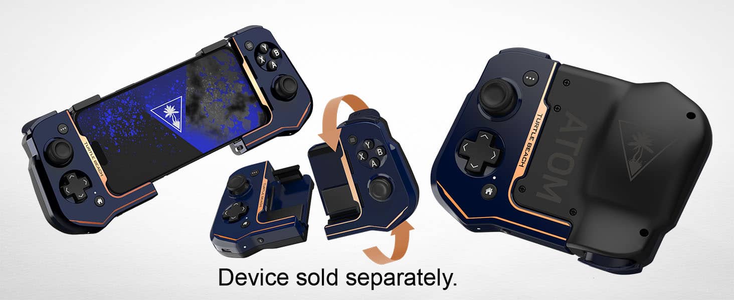 Alt View 16. Turtle Beach - Atom iOS Game Controller for Apple Phones - Cobalt Blue.