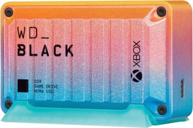 WD - D30 Game Drive for Xbox 1TB External USB Type C Portable SSD - Summer Collection - Front_Zoom