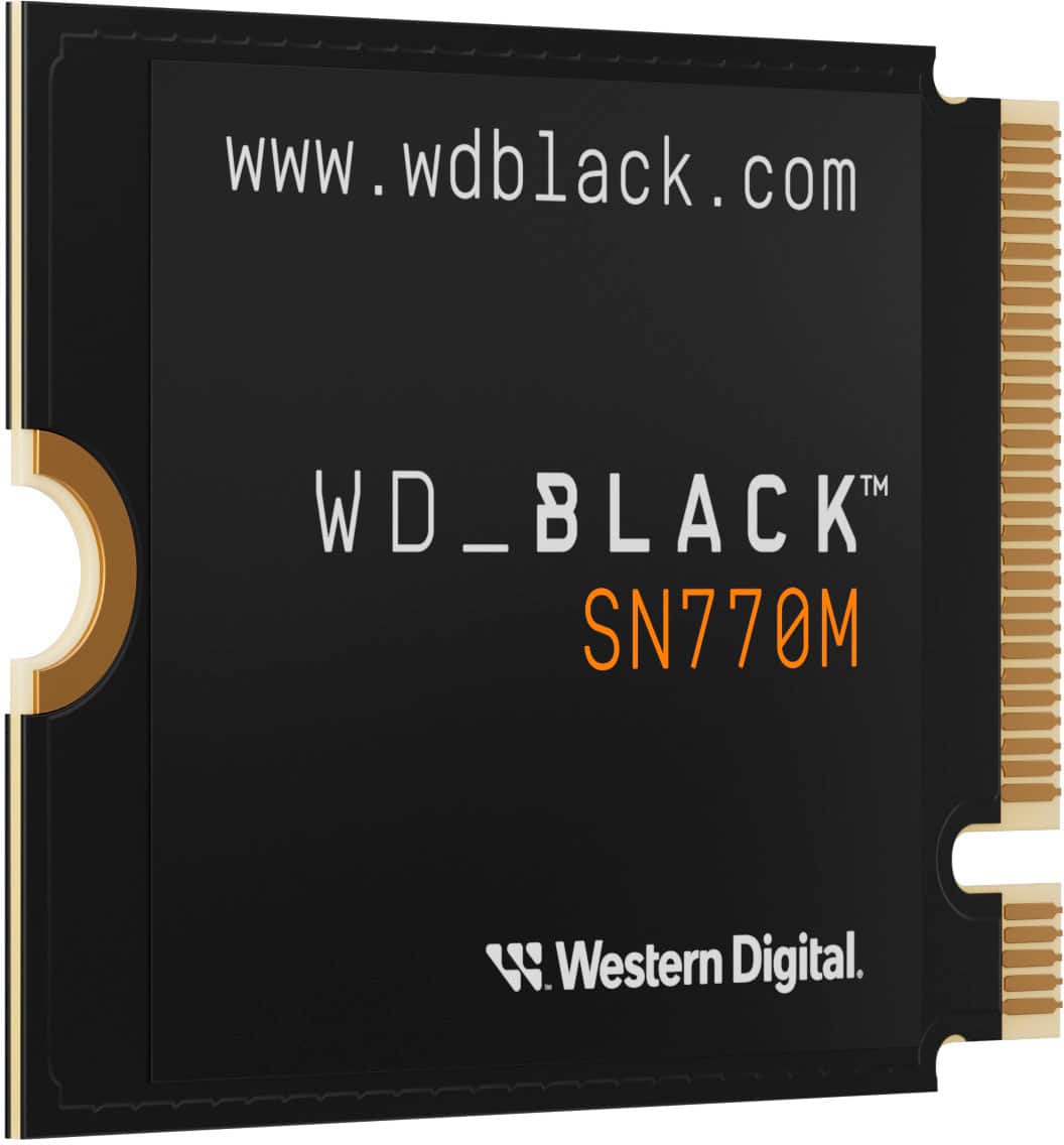 Dimensions: 1.18" WD_BLACK SN770M Western Digital.