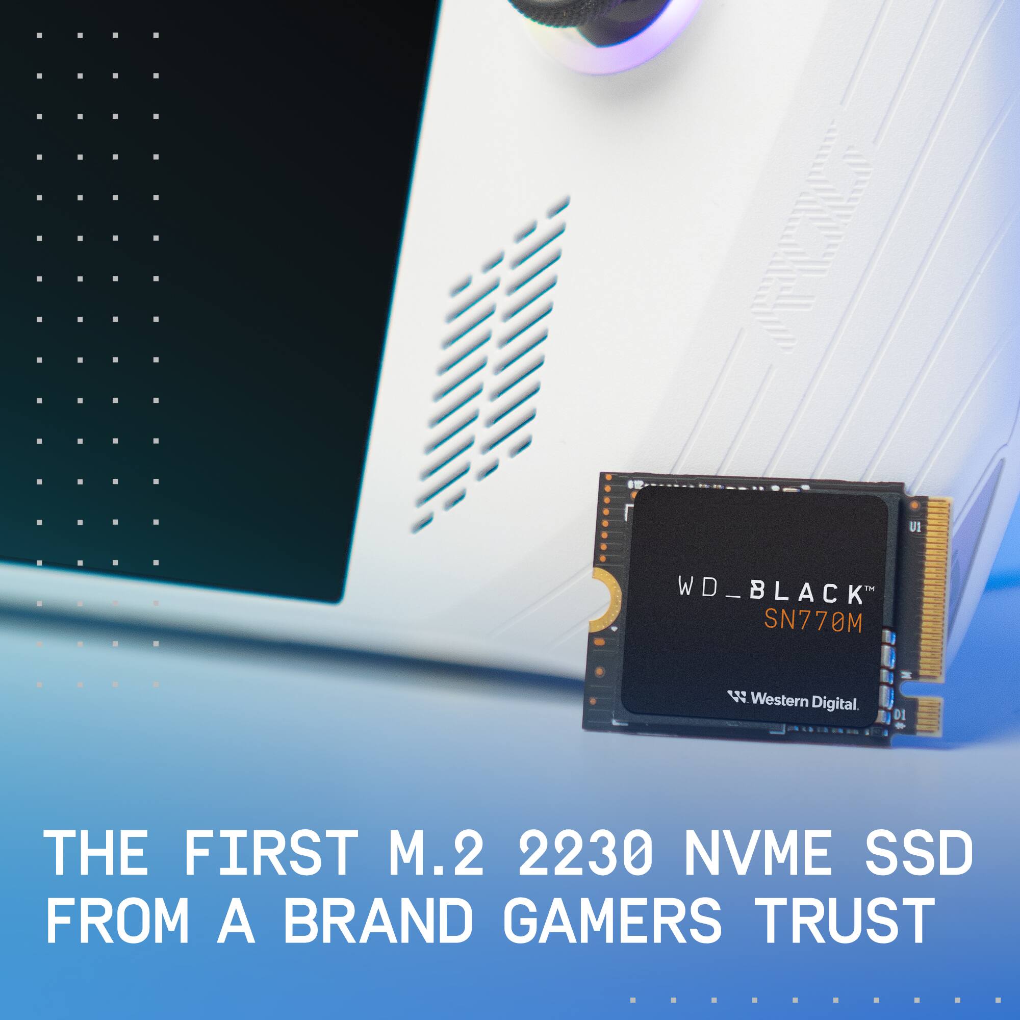 The first M.2 2230 NVME SSD from a brand gamers trust.