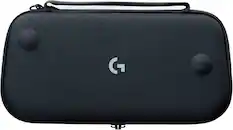 Front. Logitech - Carrying Case for Logitech G CLOUD Gaming Handheld - Black.