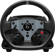 Logitech - PRO Racing Wheel for PC with TRUEFORCE Force Feedback - Black - Front_Zoom