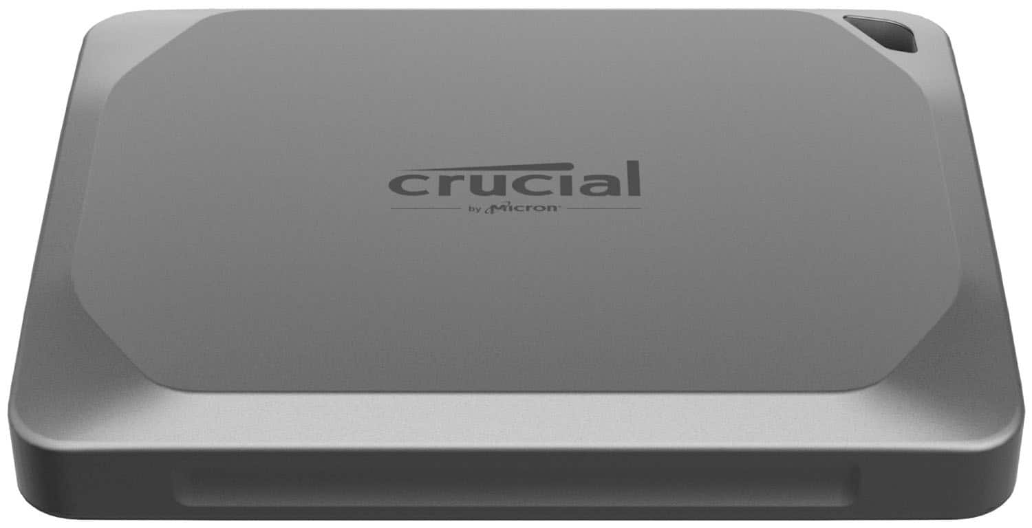Angle. Crucial - X9 Pro 1TB External USB-C SSD - Space Gray.