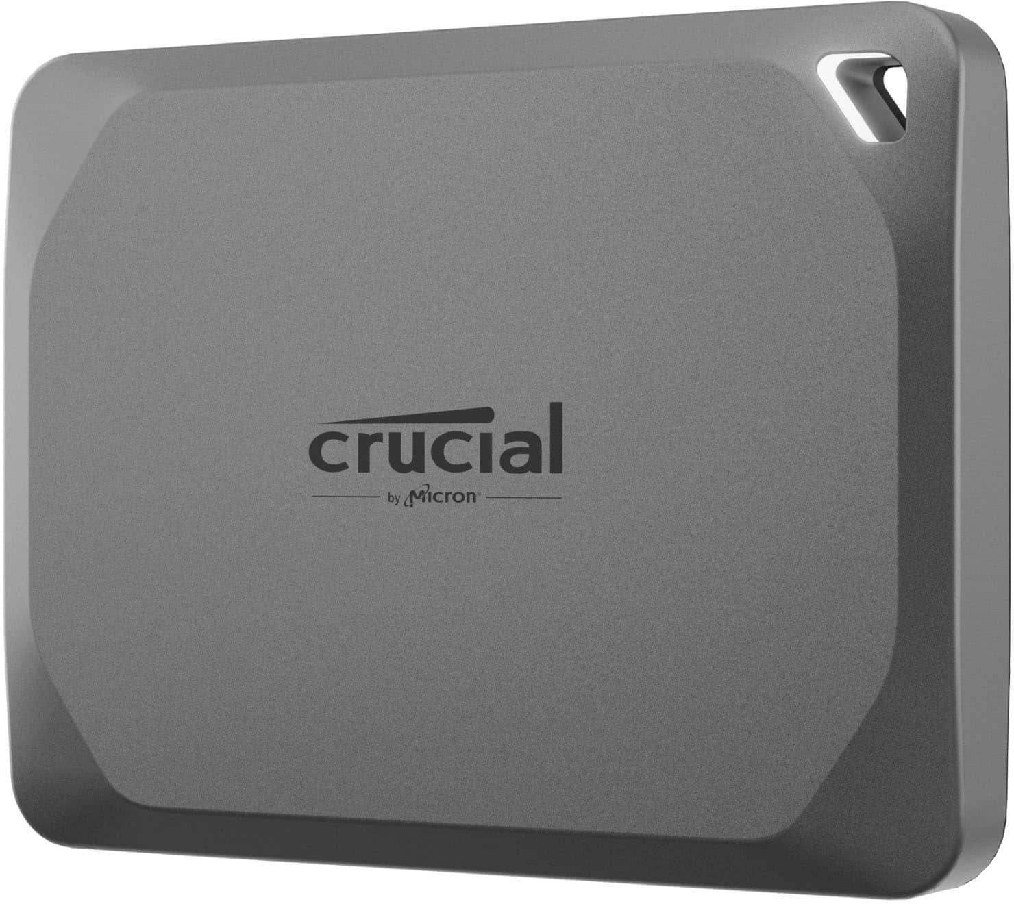 Alt View 1. Crucial - X9 Pro 4TB External USB-C SSD - Space Gray.