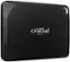 Left. Crucial - X10 Pro 2TB USB-C External SSD - Black.