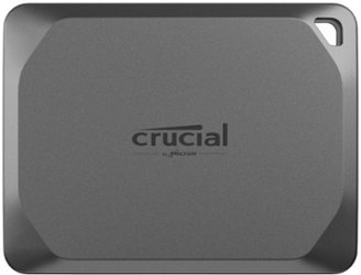Crucial - X9 Pro 2TB External USB-C SSD - Space Gray - Front_Zoom