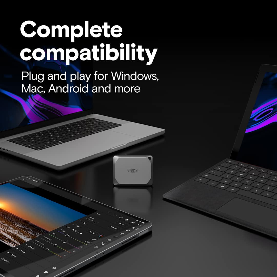 Complete compatibility: Plug and play for Windows, Mac, Android and more.