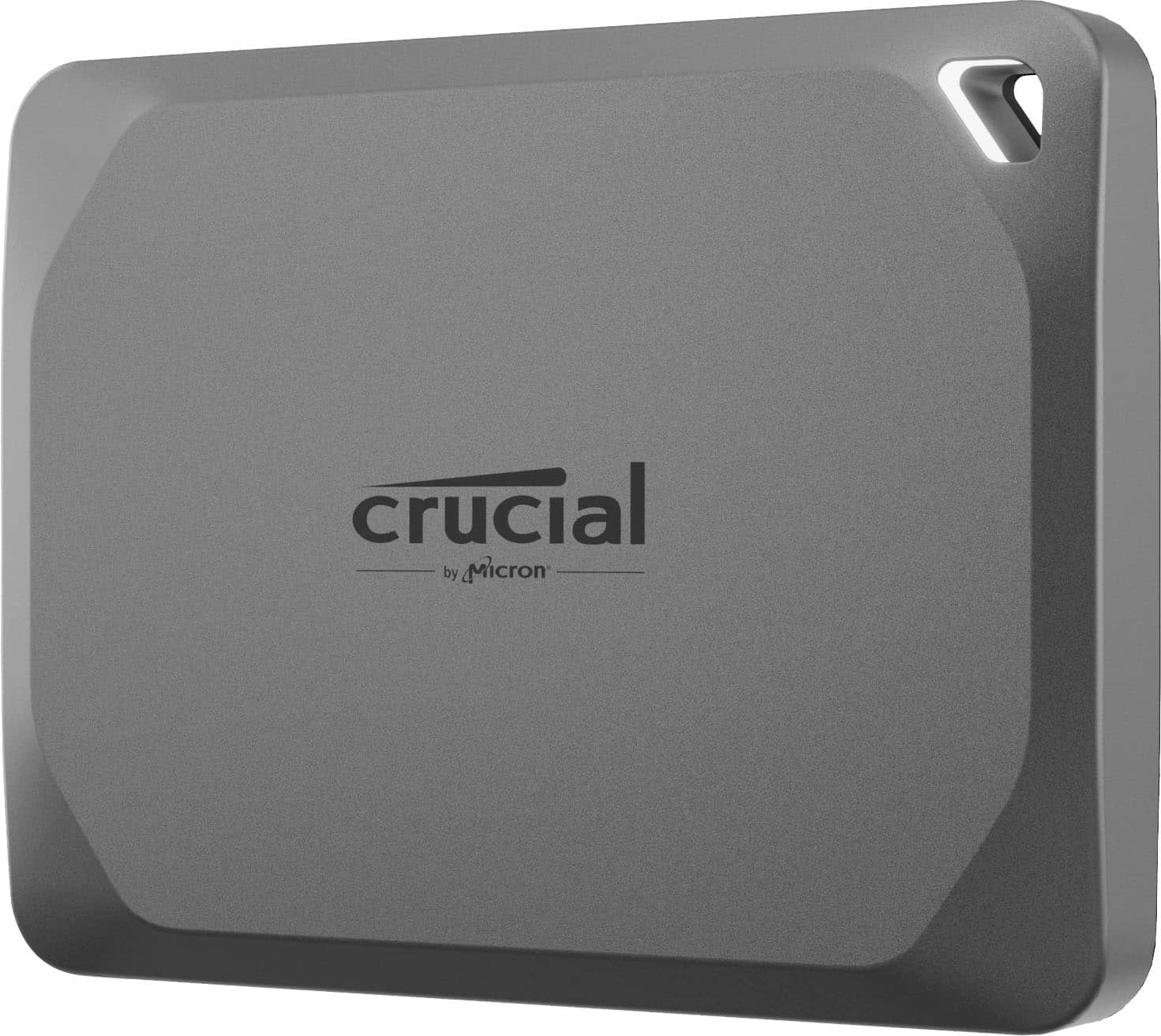Alt View 1. Crucial - X9 Pro 2TB External USB-C SSD - Space Gray.