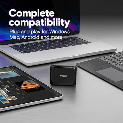 Crucial X10 Pro 1TB USB C External SSD Black CT1000X10PROSSD9 Crucial X10 Pro 1TB USB C External SSD Black CT1000X10PROSSD9