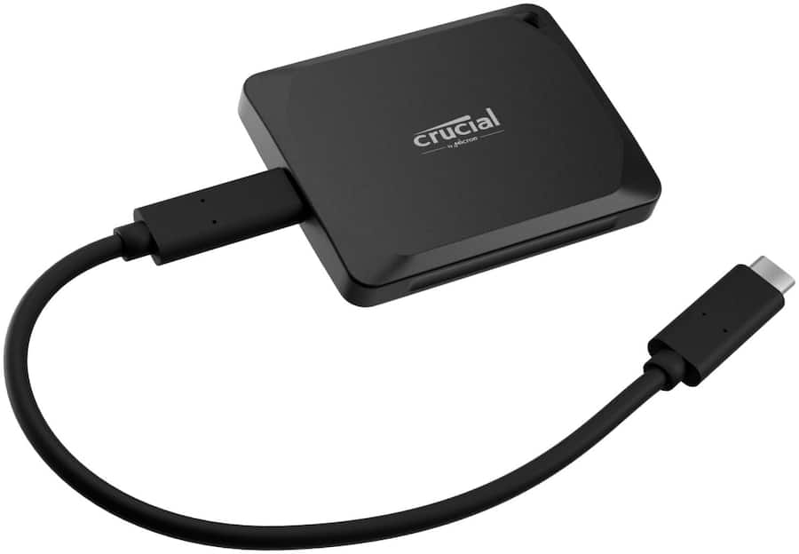 Crucial X10 Pro 4TB USB C External SSD Black CT4000X10PROSSD9 Crucial X10 Pro 4TB USB C External SSD Black CT4000X10PROSSD9