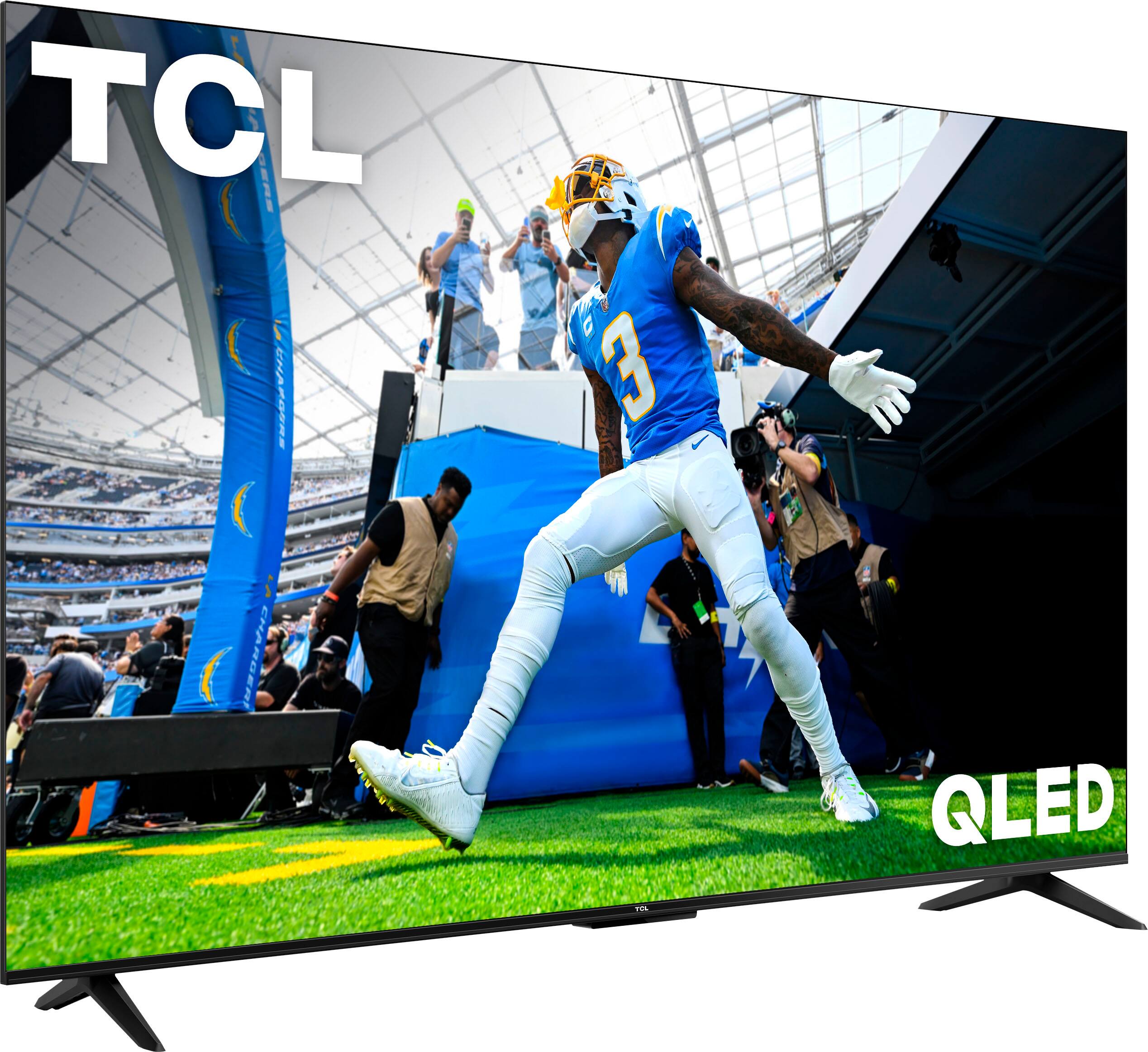 Angle. TCL - 65" Class Q5 Q-Class 4K QLED HDR Smart TV with Google TV - Black.