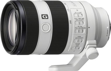 Sony - SEL70200G2 FE 70-200mm F4 Macro G OSS II Lens - Grey - Front_Zoom