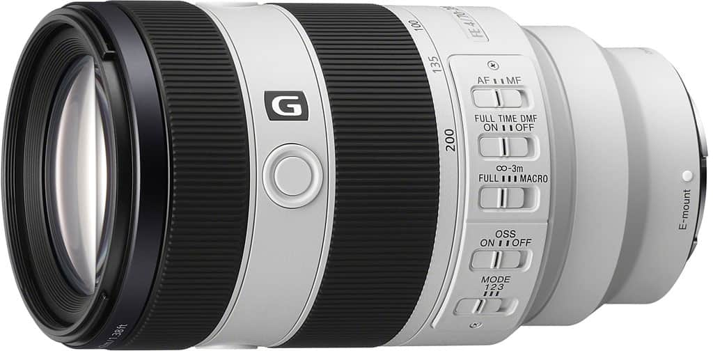 Sony SEL70200G2 FE 70-200mm F4 Macro G OSS II Lens Grey SEL70200G2