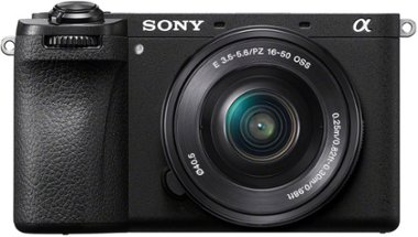 Sony - Alpha 6700 - APS-C Mirrorless Camera with PZ 16-50 mm Lens - Black - Front_Zoom