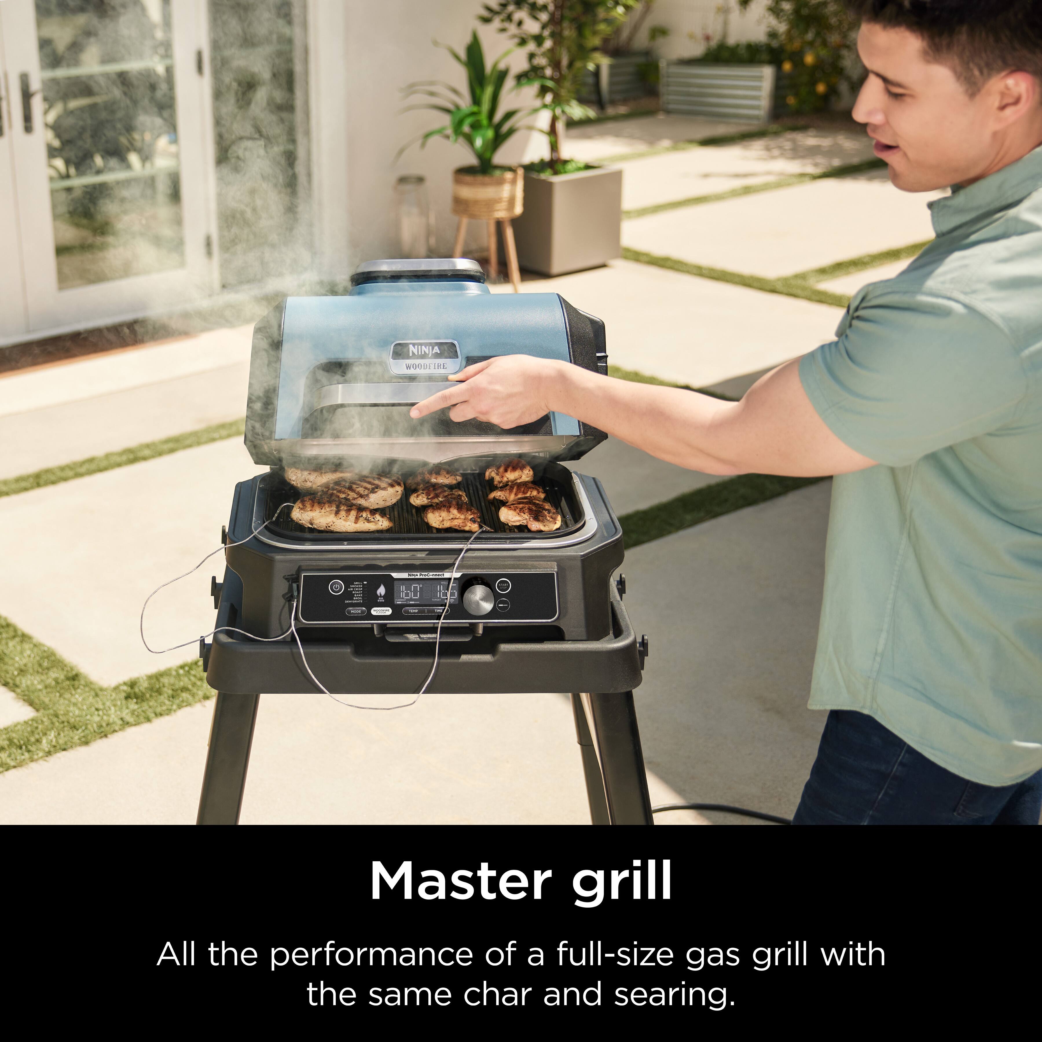 Master Grill: All the performance of a full-size gas grill with the same char and searing.