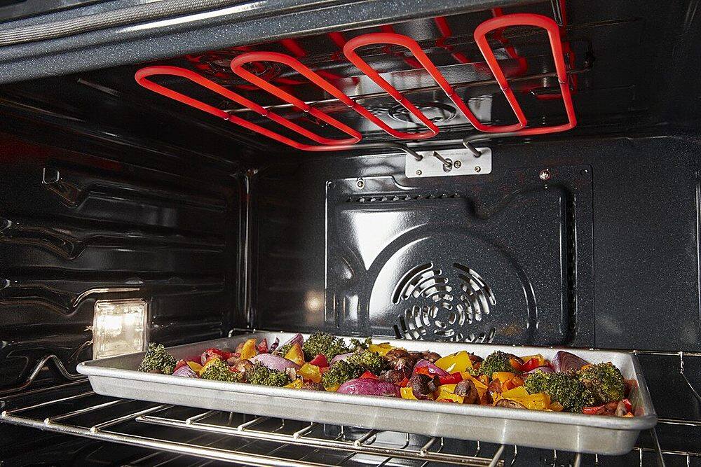 Alt View 12. Whirlpool - 27" Smart Built-In Electric Convection Double Wall Oven with Air Fry - Black.