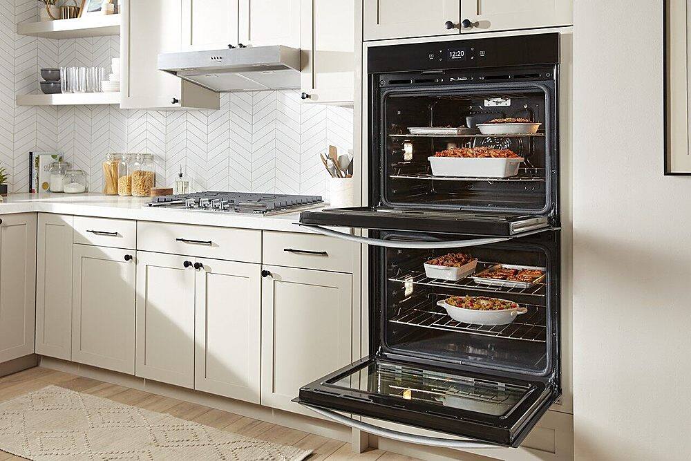 Alt View 14. Whirlpool - 27" Smart Built-In Electric Convection Double Wall Oven with Air Fry - Black.