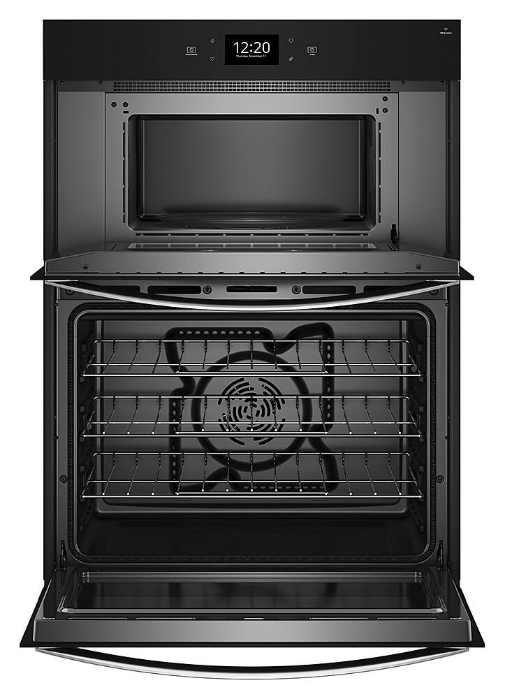 Alt View 11. Whirlpool - 30" Smart Built-In Electric Combination Wall Oven with Air Fry - Black Stainless Steel.