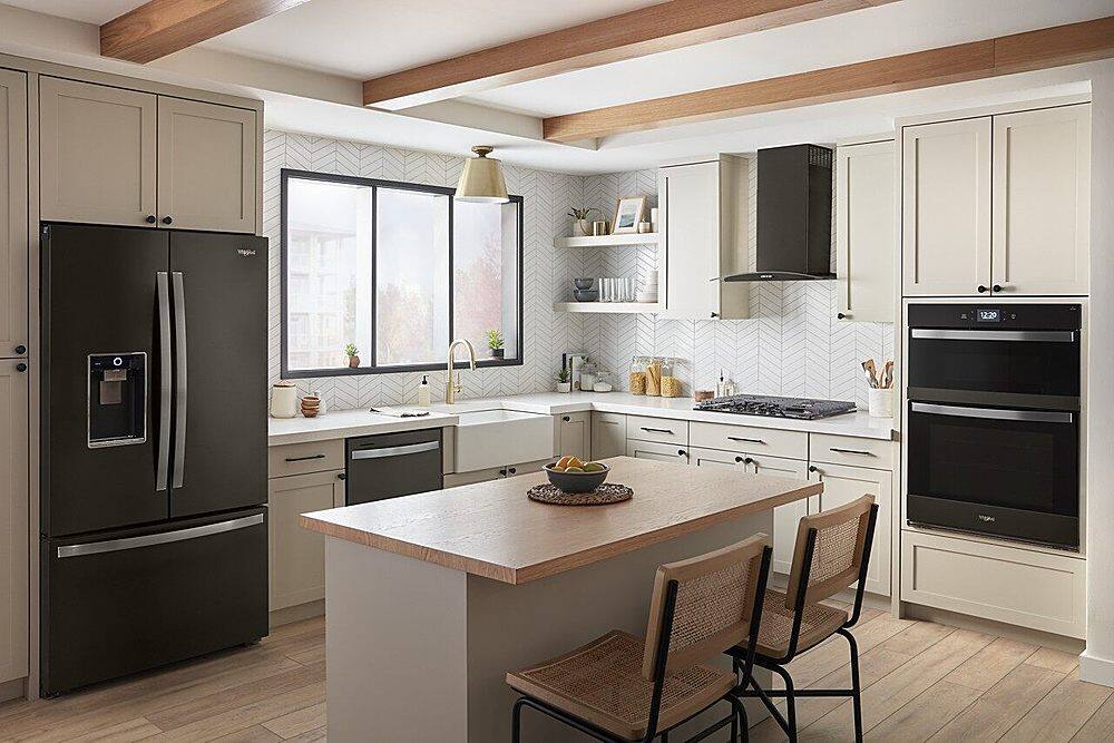 Alt View 14. Whirlpool - 30" Smart Built-In Electric Combination Wall Oven with Air Fry - Black Stainless Steel.