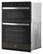 Alt View 2. Whirlpool - 30" Smart Built-In Electric Combination Wall Oven with Air Fry - Black Stainless Steel.