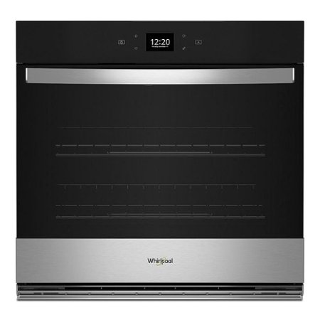 Whirlpool - 27" Smart Built-In Single Electric Wall Oven with Air Fry - Stainless Steel