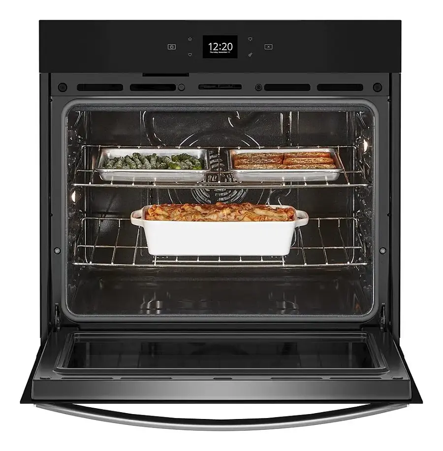 Alt View 13. Whirlpool - 27" Smart Built-In Single Electric Wall Oven with Air Fry - Fingerprint Resistant Stainless Steel.