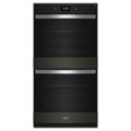 Whirlpool - 30" Smart Built-In Electric Convection Double Wall Oven with Air Fry - Black Stainless Steel
