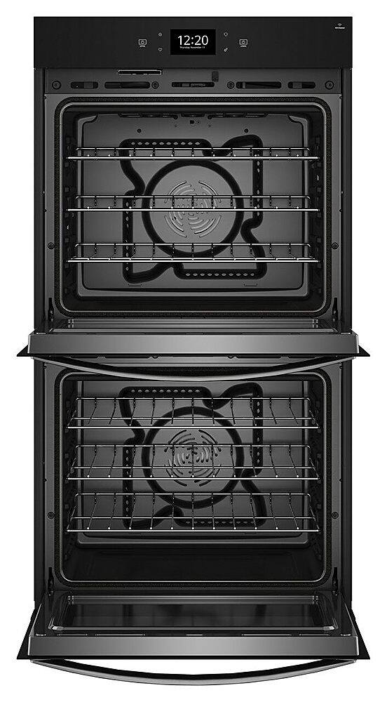 Alt View 11. Whirlpool - 30" Smart Built-In Electric Convection Double Wall Oven with Air Fry - Black Stainless Steel.