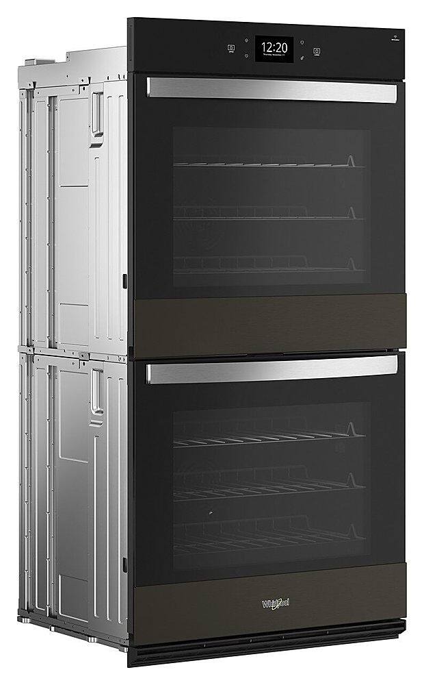Alt View 2. Whirlpool - 30" Smart Built-In Electric Convection Double Wall Oven with Air Fry - Black Stainless Steel.