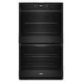 Whirlpool - 30" Smart Built-In Electric Convection Double Wall Oven with Air Fry - Black