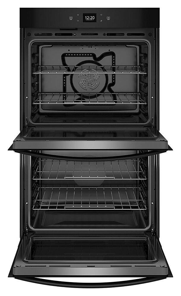 Alt View 12. Whirlpool - 30" Smart Built-In Electric Convection Double Wall Oven with Air Fry - Black.