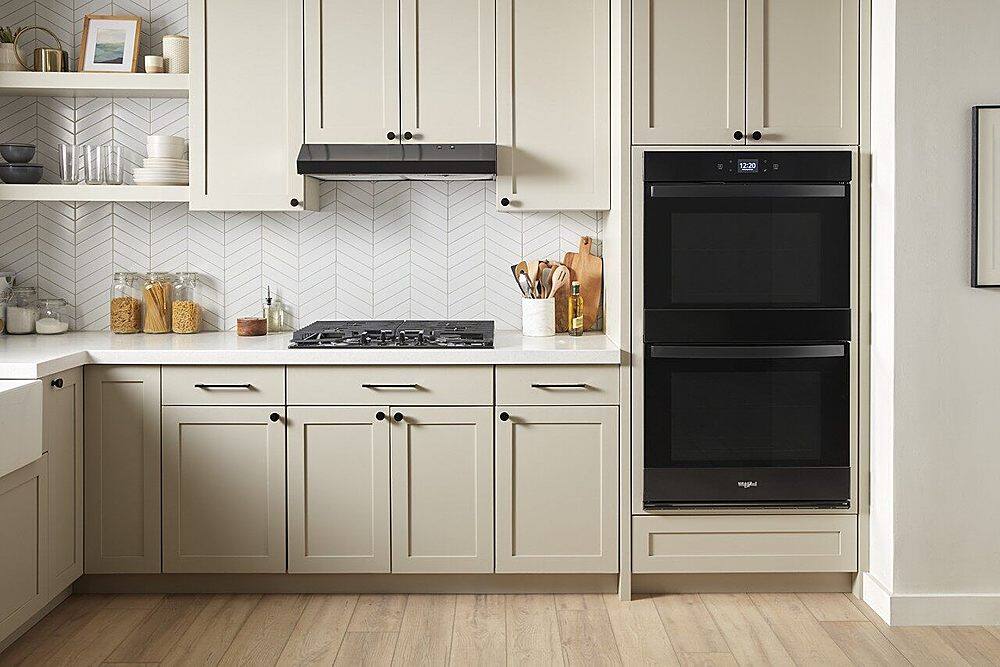 Alt View 15. Whirlpool - 30" Smart Built-In Electric Convection Double Wall Oven with Air Fry - Black.