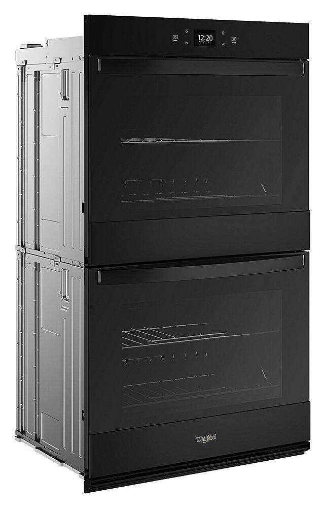 Alt View 2. Whirlpool - 30" Smart Built-In Electric Convection Double Wall Oven with Air Fry - Black.