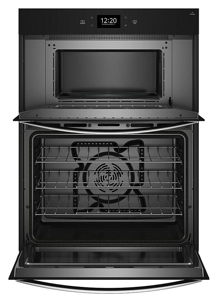 Alt View 1. Whirlpool - 27" Smart Built-In Electric Combination Wall Oven with Air Fry - Stainless Steel.