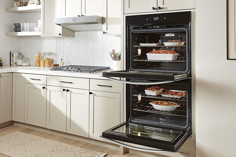 Whirlpool 27" Smart Built-In Electric Convection Double Wall Oven With ...