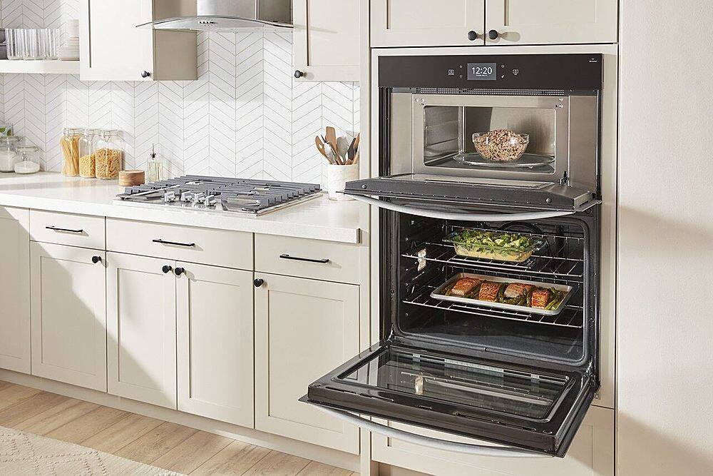 Alt View 14. Whirlpool - 30" Smart Built-In Electric Combination Wall Oven with Air Fry - Stainless Steel.