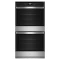 Whirlpool - 30" Smart Built-In Electric Convection Double Wall Oven with Air Fry - Stainless Steel