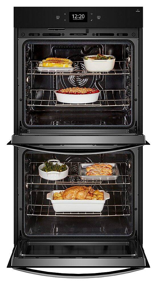 Alt View 13. Whirlpool - 30" Smart Built-In Electric Convection Double Wall Oven with Air Fry - Stainless Steel.