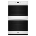 Whirlpool - 27" Smart Built-In Electric Convection Double Wall Oven with Air Fry - White