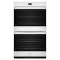 Whirlpool - 27" Smart Built-In Electric Convection Double Wall Oven with Air Fry - White