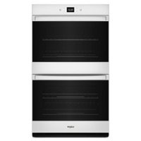 Whirlpool - 27" Smart Built-In Electric Convection Double Wall Oven with Air Fry - White - Front_Zoom