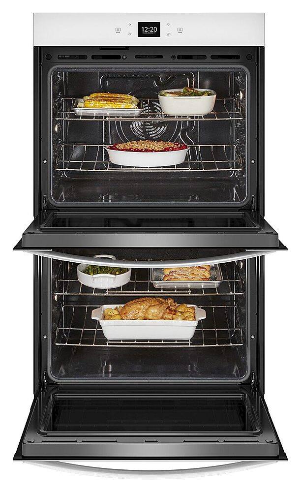 Alt View 13. Whirlpool - 27" Smart Built-In Electric Convection Double Wall Oven with Air Fry - White.