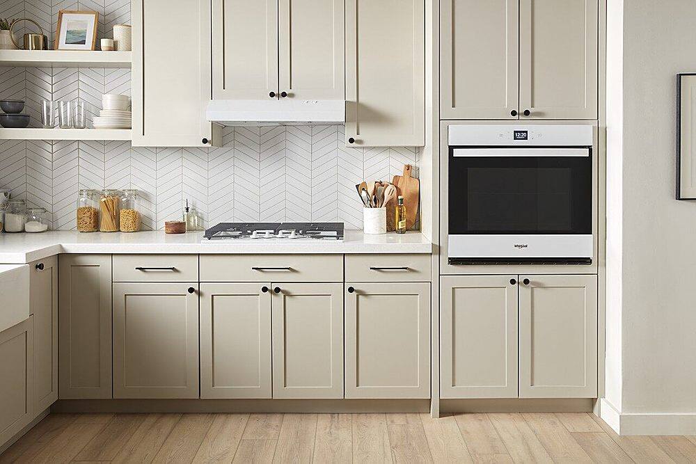 Alt View 15. Whirlpool - 30" Smart Built-In Single Electric Wall Oven with Air Fry - White.